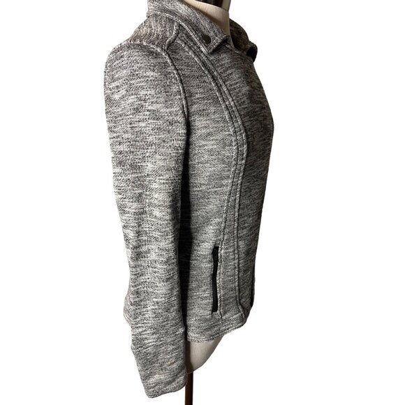 Market & Spruce women’s large Moto jacked long sleeve zip pockets - Picture 5 of 14